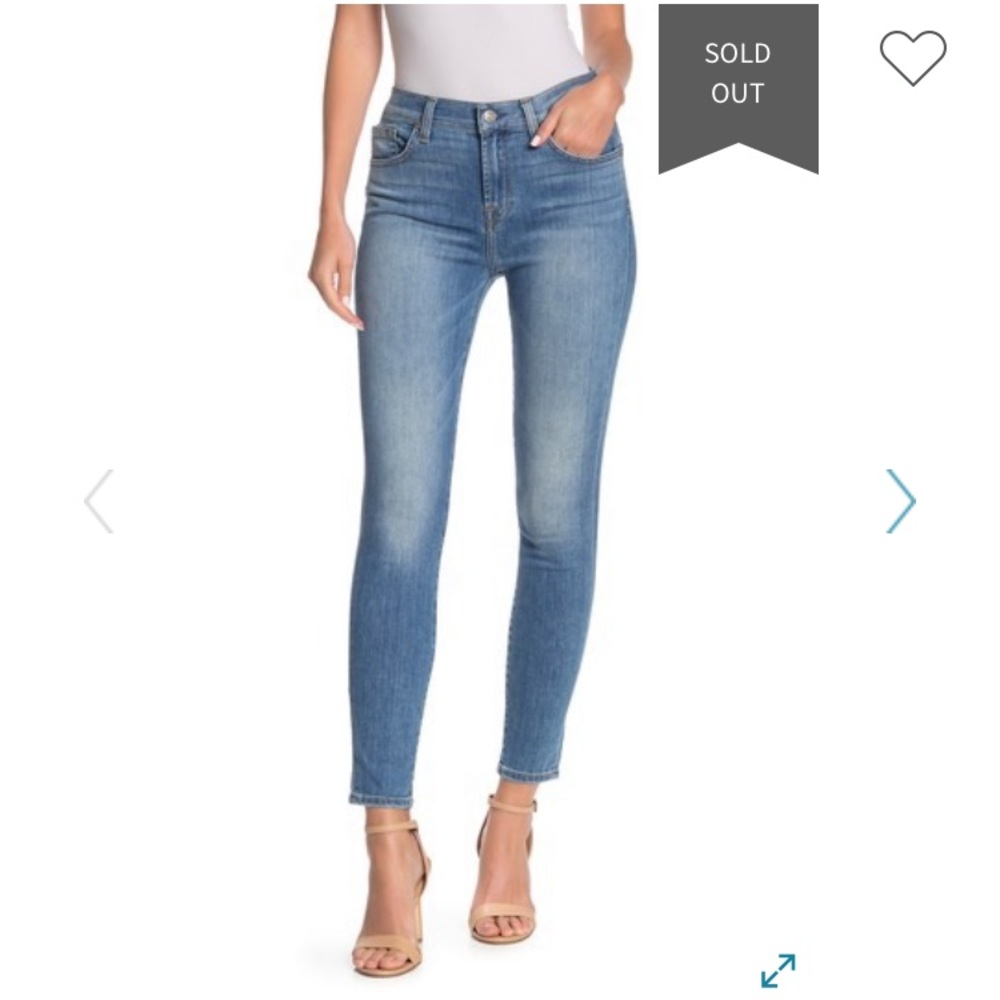 7 For All Mankind Gwenevere skinny ankle jeans